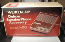  Vintage Webcor Zip Deluxe Speakerphone Accessory A-60. Super Rare. New In Box  picture