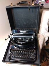 Vtg Remington Noiseless Typewriter w Case Key Model 7 30's SUPERB ALL ORIG COND  picture