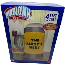 Vintage Gemmy Airblown Inflatable Summer Party The Party’s Here Beer Mug New picture