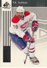 P.K SUBBAN 2011-12 UD SP GAME USED EDITION picture