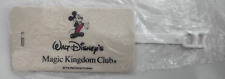 Vintage Walt Disney Magic Kingdom Club Mickey Mouse Plastic Luggage Tag picture