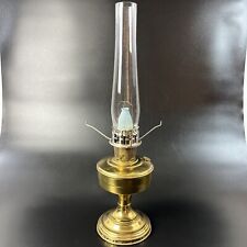 Vintage Brass Aladdin Mantle Lamp Co Model 12 Kerosene w/ Chimney Primitive USA picture