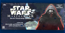 Star Wars Masterwork 2016 Factory Sealed Trading Cards Box w/4 Mini Boxes 4/Hits picture