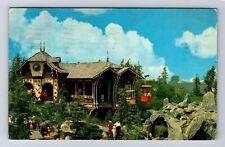 Anaheim CA-California, Disneyland, Swiss Chalet Skyride, Vintage c1962 Postcard picture