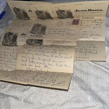 Antique 1932 Letter: The Jung Hotel Letterhead New Orleans LA Louisiana History picture
