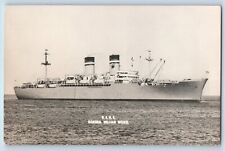 U S N S Steamer Ship Postcard RPPC Photo General William Weigel c1950's Vintage picture