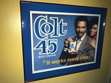 Colt 45 Billy Dee Williams Beer Bar Man Cave Advertising Sign picture