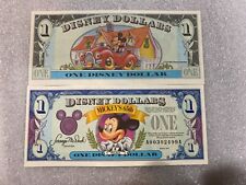 1993 Disney Dollars $1 Mickey Mouse AA Series RARE Holiday Envelope ~ CRISPY NEW picture