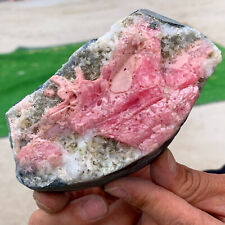 485G Natural rare rhodochrosite-pyrite Mixed material specimen healing picture