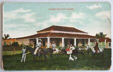 Cuban Country Scene Family Riding in Horse Drawn Wagon Cuba DB Postcard A041 picture