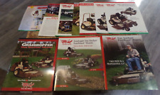 10-lot 90's-2000's grasshopper lawn mower brochures nice used picture