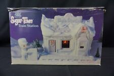 Christmas Precious Moments 1995 Sugar Town TRAIN STATION Collectors 6pc 150193 picture
