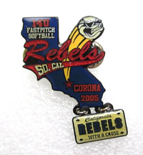 Rebels Southern California Softball Lapel Pin (C499) picture