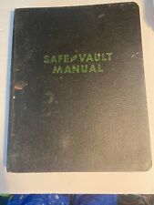 1948 Edition (Possibly First Edition) Safe and Vault Manual picture