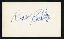 Roger Barkley d1997 signed autograph Vintage 3x5 Hollywood: Radio Al Lohman Show picture
