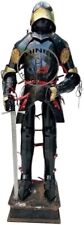 German Gothic Armor Suit Medieval 18 Gauge Steel Costume Full Body Suit Roleplay picture