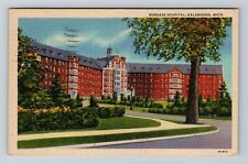 Kalamazoo MI-Michigan, Borgess Hospital, c1948 Antique Vintage Souvenir Postcard picture