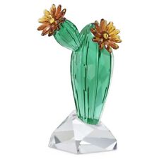 Swarovski Crystal Flowers Golden Yellow Cactus #5427592 New in Box $500 Authenti picture