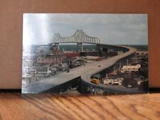 New Orleans, Louisiana LA - The Greater New Orleans Bridge - Vintage Postcard picture