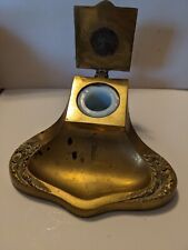 Vintage Brass Ink Well picture