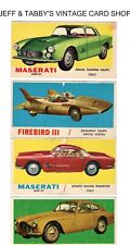 1961 TOPPS SPORTS CARS TRADING CARDS  see scans picture