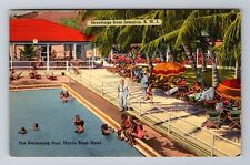 Jamaica-Caribbean Islands, Swimming Pool, Myrtle Bank Hotel, Vintage Postcard picture
