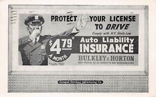 Brooklyn NY New York City Car Insurance Advertising Fulton St Vtg Postcard W7 picture
