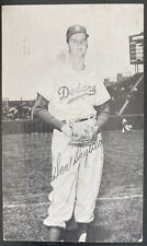 1957 Massapequa NY USA Postcard Cover Don Drysdale Brooklyn Dodgers Signed picture