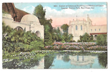 San Diego California c1940's Balboa Park, Botanical Building, Upper Lagoon picture