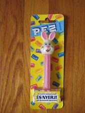 Vintage Hungarian bunny PEZ DISPENSER pink rabbit Hungary easter new sealed NIP picture