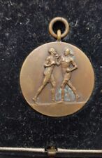 Old 1930s Military Boxing Fighting Phillips Aldershot Medal Boxed - Not Issued. picture
