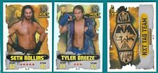 WWE SLAM ATTAX TAKEOVER 2016 Set of 9 Cards with FOILS 46 Rollins 47 Breeze & 52 picture