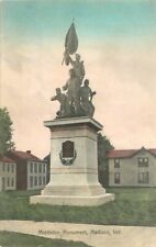 Indiana Madison Middleton Monument hand colored Kahn C-1910 Postcard 22-1156 picture