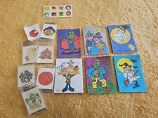 Lot (21) Vintage Halloween 90s Mini Coloring Books Temporary Tattoos More *READ* picture