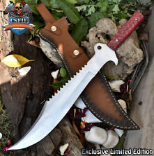 CSFIF Handmade Full Tang Knife 440C Steel Hard Wood Hiking Best Selling 2023 picture