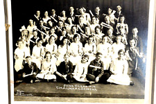 Estelle Graduates  Chalmers School June Class 1919 Cabinet Card Photo 8 x 10 picture