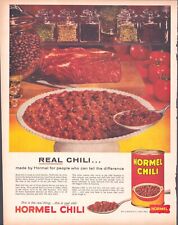 Vintage Print Ad -1960 for Hormel Chili and Nestles Decaf Coffee picture