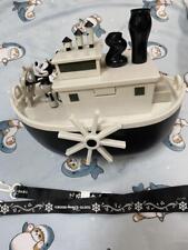 Tokyo Disney Resort Mickey Mouse Steamboat Willie Popcorn Bucket white black picture