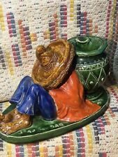 Unique 1930’s HANDMADE Red Clay Pottery Mexican FOLK ART Sculpture Ashtray picture