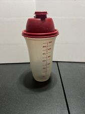 Vintage Tupperware 16oz. Classic Sheer Quick Shake Container  2 Piece picture