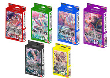 One Piece TCG ST15 + ST16 + ST17 + ST18 + ST19 + ST20 STARTER DECK ENGLISH picture