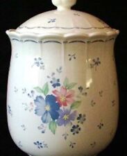Vintage. Nikko  Ceramic Cookie Jar. Provincial Designs Dauphine 80's. Rare Item picture