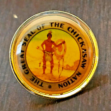 The Great Seal of the Chickasaw Nation Hat Vest Lapel pin picture
