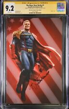 THE BOYS DEAR BECKY 1 4TH OF JULY VARIANT CGC SS 9.2 ANTONY STARR SIG HOMELANDER picture