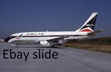 Orig 1987 35mm Kodachrome slide - Delta 737 N379DL at Atlanta Hartsfield Airport picture