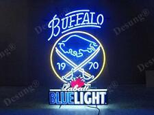 New Buffalo Sabres Blue Light Labatt Lamp Neon Light Sign 24