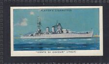 CONTE DI CAVOUR Italian Battleship - 80 + year old UK Card # 28 picture