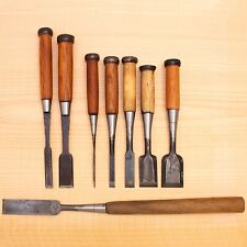 Japanese Chisel Set of 8 Hand Tool wood working #530 picture