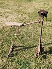 Rare Antique Luther 271 Cast Iron Tool Sharpener Blacksmith Grinder Foot Pedal  picture
