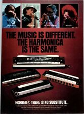 1980 VINTAGE 8X11 PRINT AD FOR HOHNER HARMONICAS CHARLIE McCOY,NORTON BUFFALO++ picture